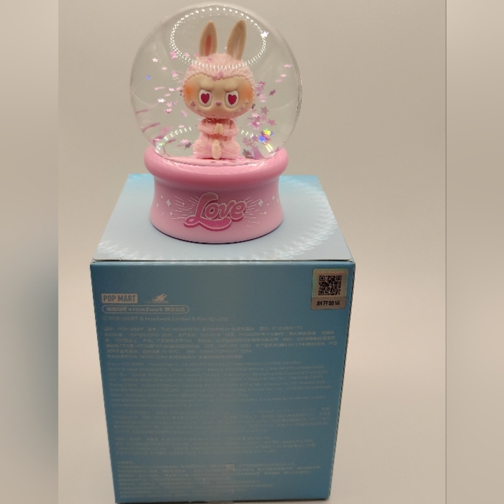 Pop Mart Pink Love Light Up Globe BNIB - Picture 2 of 2